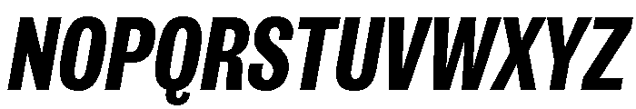 IvyGrotesque Bold Italic Font UPPERCASE