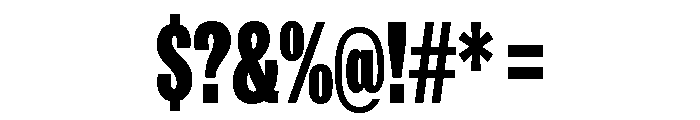 IvyGrotesque Compressed Black Font OTHER CHARS