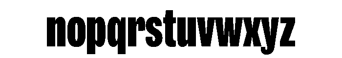 IvyGrotesque Compressed Black Font LOWERCASE
