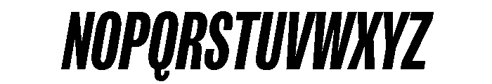 IvyGrotesque Compressed Bold Italic Font UPPERCASE