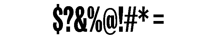 IvyGrotesque Compressed Bold Font OTHER CHARS