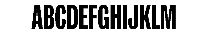 IvyGrotesque Compressed Bold Font UPPERCASE