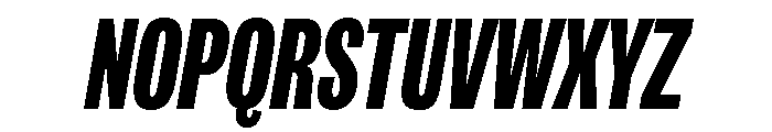 IvyGrotesque Compressed Extra Bold Italic Font UPPERCASE