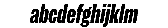 IvyGrotesque Compressed Extra Bold Italic FONT