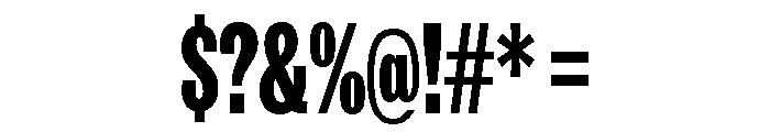 IvyGrotesque Compressed Extra Bold Font OTHER CHARS
