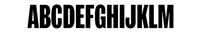 IvyGrotesque Compressed Extra Bold Font UPPERCASE