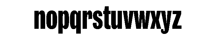 IvyGrotesque Compressed Extra Bold Font LOWERCASE