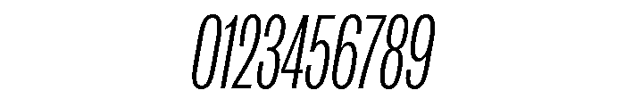 IvyGrotesque Compressed Light Italic Font OTHER CHARS