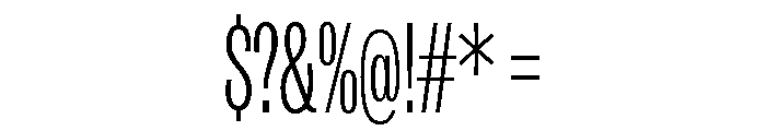 IvyGrotesque Compressed Light Font OTHER CHARS