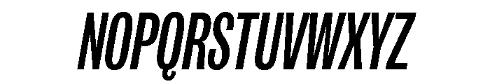 IvyGrotesque Compressed Medium Italic Font UPPERCASE