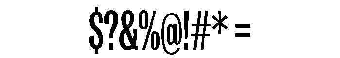 IvyGrotesque Compressed Medium Font OTHER CHARS