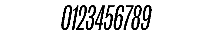 IvyGrotesque Compressed Regular Italic Font OTHER CHARS