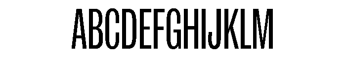 IvyGrotesque Compressed Regular Font UPPERCASE