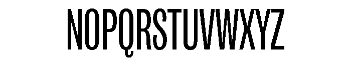IvyGrotesque Compressed Regular Font UPPERCASE