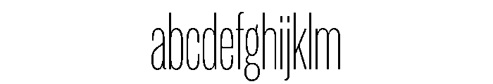 IvyGrotesque Compressed Thin FONT