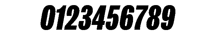 IvyGrotesque Condensed Black Italic Font OTHER CHARS