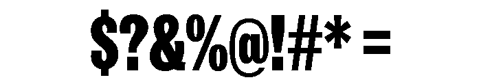 IvyGrotesque Condensed Black Font OTHER CHARS