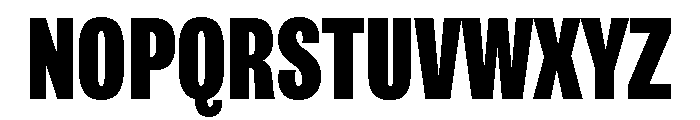 IvyGrotesque Condensed Black Font UPPERCASE