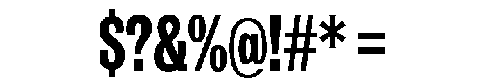 IvyGrotesque Condensed Bold Font OTHER CHARS