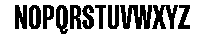 IvyGrotesque Condensed Bold Font UPPERCASE