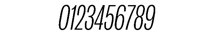 IvyGrotesque Condensed Light Italic Font OTHER CHARS