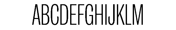 IvyGrotesque Condensed Light Font UPPERCASE