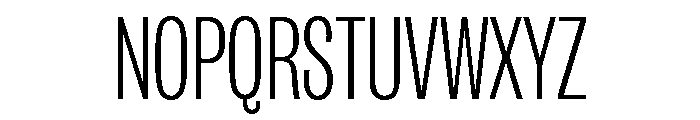 IvyGrotesque Condensed Light Font UPPERCASE