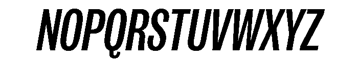IvyGrotesque Condensed Medium Italic Font UPPERCASE
