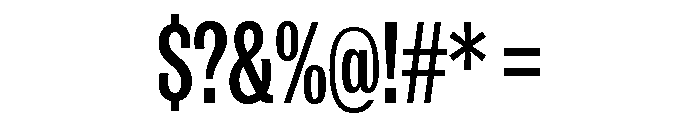 IvyGrotesque Condensed Medium Font OTHER CHARS
