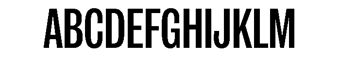 IvyGrotesque Condensed Medium Font UPPERCASE