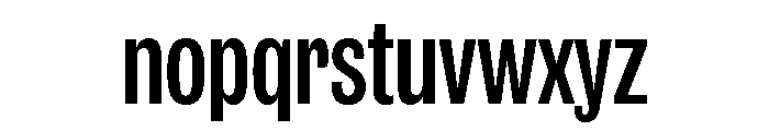 IvyGrotesque Condensed Medium Font LOWERCASE