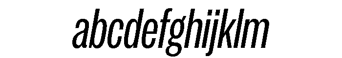 IvyGrotesque Condensed Regular Italic FONT