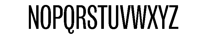 IvyGrotesque Condensed Regular Font UPPERCASE