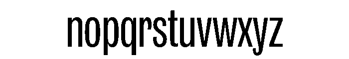 IvyGrotesque Condensed Regular Font LOWERCASE