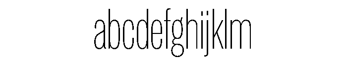 IvyGrotesque Condensed Thin FONT