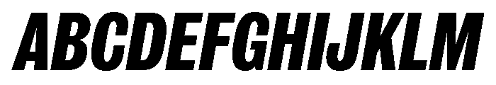 IvyGrotesque Extra Bold Italic Font UPPERCASE