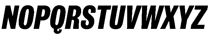 IvyGrotesque Extra Bold Italic Font UPPERCASE