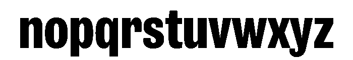 IvyGrotesque Extra Bold Font LOWERCASE