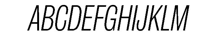 IvyGrotesque Light Italic Font UPPERCASE
