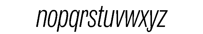 IvyGrotesque Light Italic Font LOWERCASE