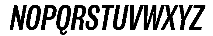 IvyGrotesque Medium Italic Font UPPERCASE