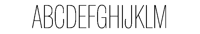 IvyGrotesque Thin Font UPPERCASE