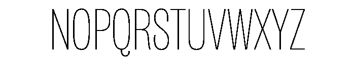 IvyGrotesque Thin Font UPPERCASE