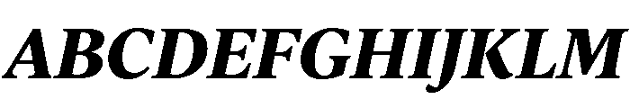 IvyJournal Bold Italic Font UPPERCASE