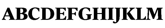 IvyJournal Bold Font UPPERCASE