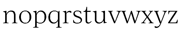 IvyJournal Light Font LOWERCASE