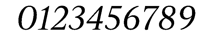 IvyJournal Regular Italic Font OTHER CHARS