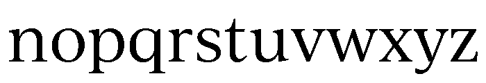 IvyJournal Regular Font LOWERCASE