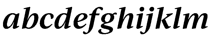 IvyJournal Semi Bold Italic FONT