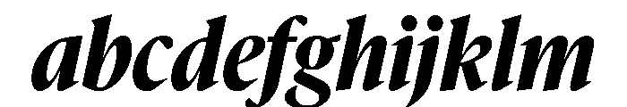 IvyMazarin Big Bold Italic FONT